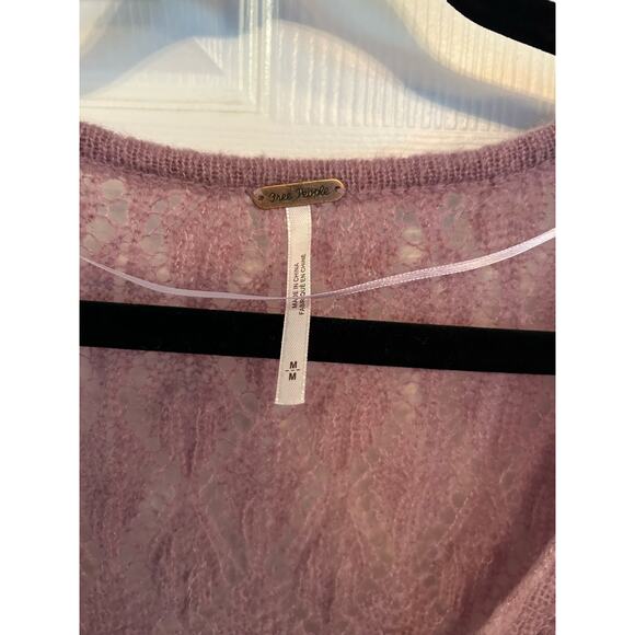 Free People Lavender Wool Blend oversized sweater, Size M - Picture 3 of 10
